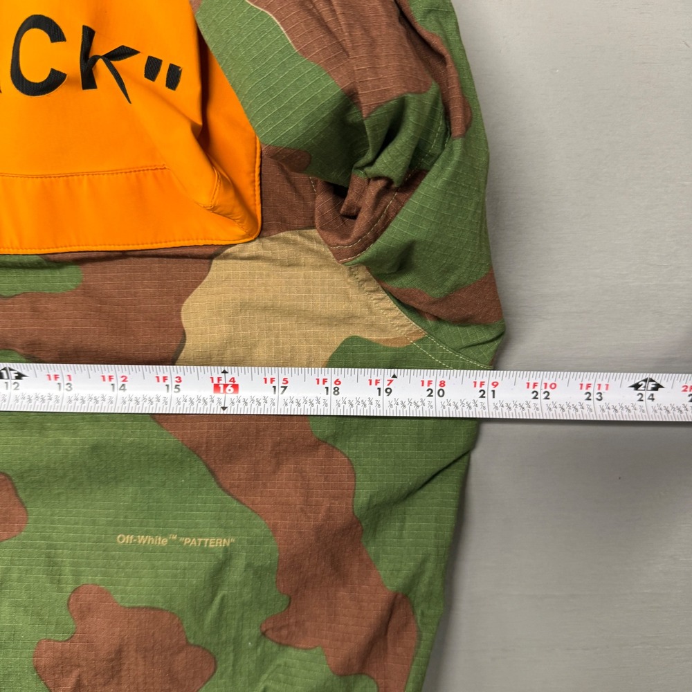 Nike x Off-White Camo Jacket Green Keep Back CK5623-385 Women's Large - Picture 6 of 8